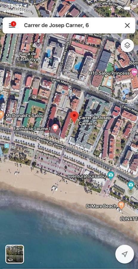 Formentor Beach Primera Linea De Playa Apartment ซาลอว์ ภายนอก รูปภาพ